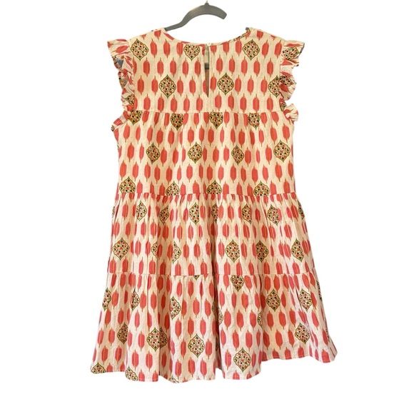 THML Charlene Colorful Floral Embroidered Cotton & Linen Dress, Sz S - Picture 12 of 15